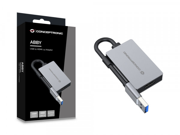 CONCEPTRONIC Adapter USB-C -> 1.4 HDMI Adapter 1080P 60Hz gr