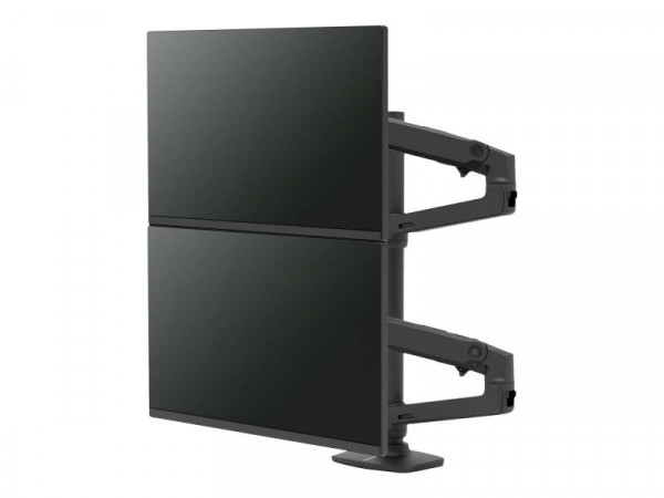 Ergotron LX Tischhalt. 2-Moni-40"&20kg Höhenv. Hohe Säule SW
