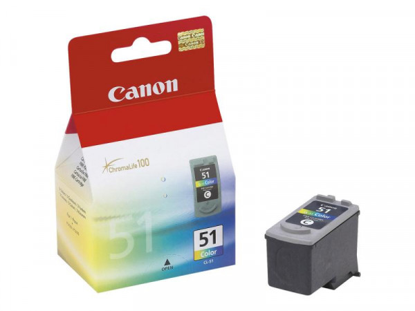 Patrone Canon CL51 Tricolor 0618B001