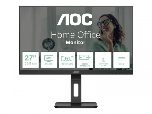 AOC 68,6cm (27") Q27P3CV 16:09 HDMI+DP+USB-C IPS black