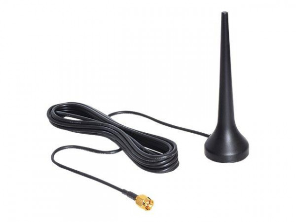 GSM-Antenne Delock SMA 2,0dBi Standfuß 3.00m Quadband