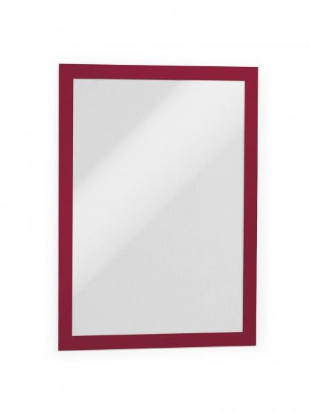 DURABLE Magnetrahmen Duraframe A4 GroÃŸpck 10er Btl rot