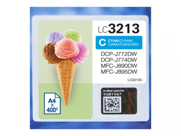 Patrone Brother LC-3213C DCP-J772/4DW, MFC-J890DW