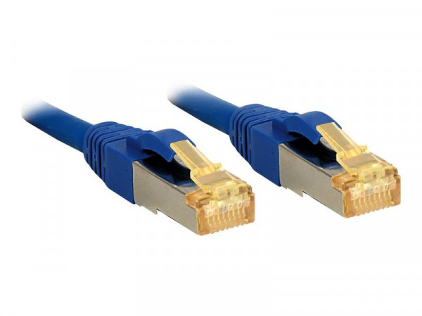Lindy Patchkabel Cat6A S/FTP LSOH Cat7 Rohkabel blau 20m