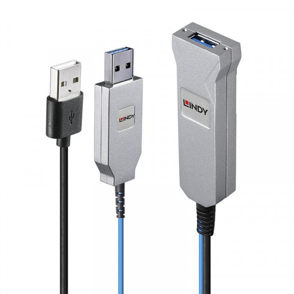 Lindy 30m Fibre Optic USB 3.0 Kabel