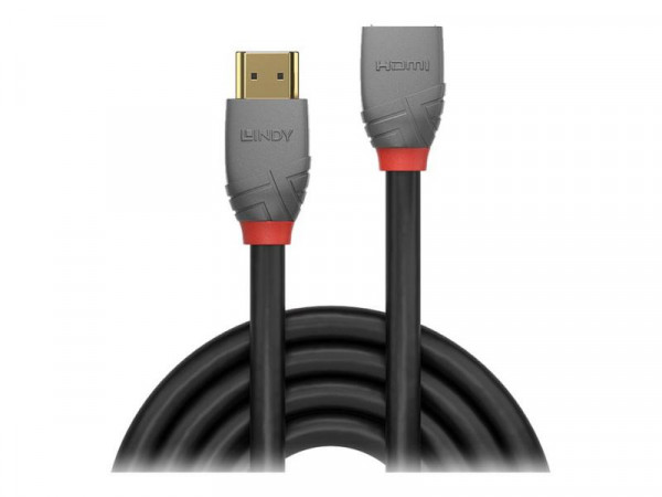 Lindy HDMI 2.0 Verlängerungskabel 3m, Anthra Line