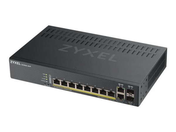 ZyXEL Switch 8x GE GS1920-8HPV2 PoE+