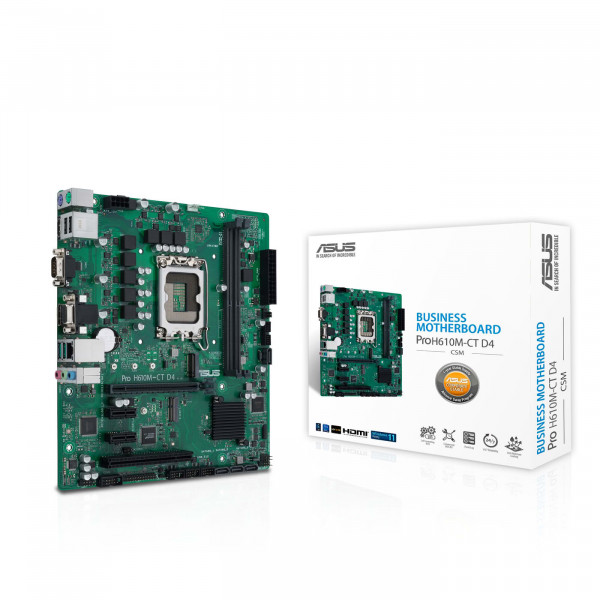 Mainboard ASUS PRO H610M-CT D4-CSM (Intel,1700,DDR4,mATX)