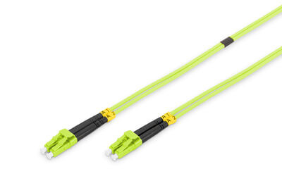 DIGITUS LWL Patchkabel LC -> LC 2.00m Multimode Duplex OM5