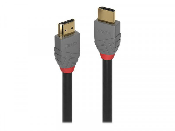 Lindy HDMI Kabel Ultra High Speed 0,5m, Anthra Line