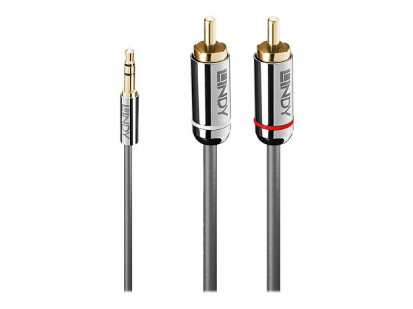 Lindy Audiokabel an Phono 3.5mm Cromo line 2m