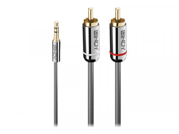 LINDY Audiokabel an Phono 3.5mm Cromo line 10m