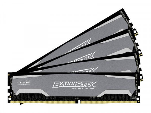 DDR4 16GB PC 2400 CL16 KIT (4x4GB) Crucial Ballistix Sp