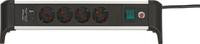 Brennenstuhl Steckdosenleiste ALU-Office-Line 4fach 1,8m USB