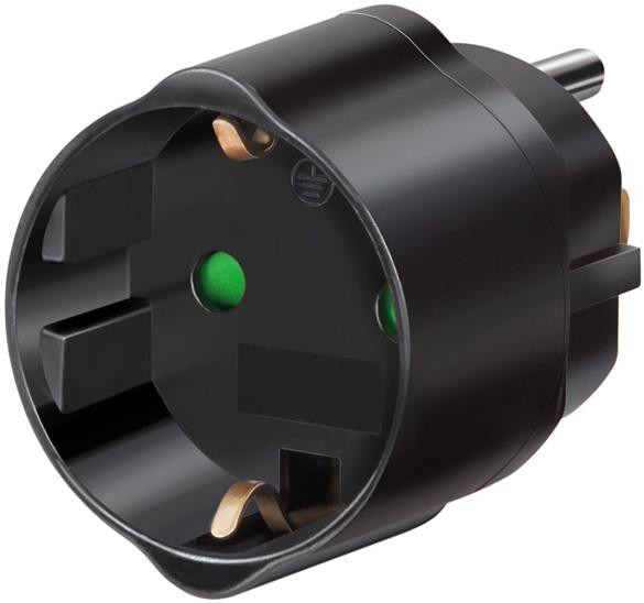 Brennenstuhl Travel Adapter Netzteil & Spannungsumwandler Schwarz