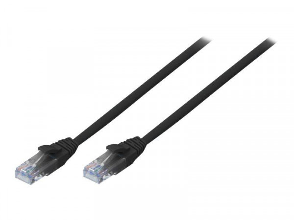 Lindy Patchkabel Cat6 U/UTP schwarz 0.30m