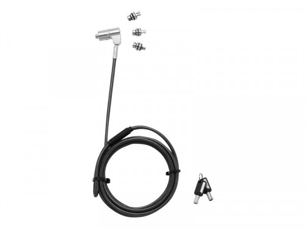 Dicota Universal Sec.Cable Lock,3Exchangeable, keyed