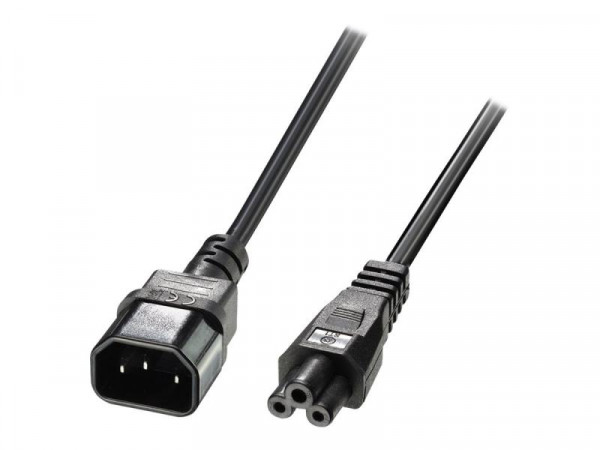 Lindy IEC-Netzkabel C14 an C5 1m