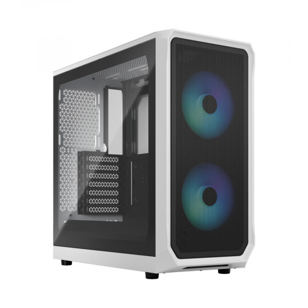 /Geh FRACTAL DESIGN Focus 2 RGB White TG Clear Tint