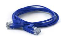 Wantec Patchkabel UTP CAT6a d=2,8mm 0,50m blau