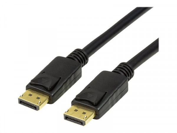 LogiLink DisplayPort-Kabel DPort -> DPort M/M 2m black