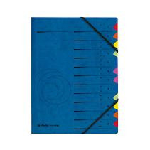 Herlitz Ordnungsmappe A4 Colorspan 12 Fächer farb. Gummizug