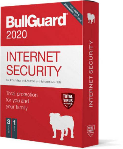 BullGuard Internet Security 2020 1J/3 Geräte Windows only