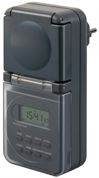 Digitale Wochenzeitschaltuhr Brennenstuhl IP44 anthrazit