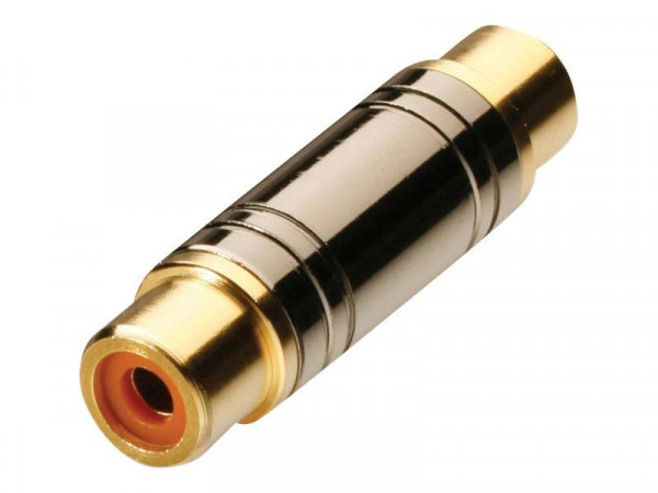 Lindy RCA-Doppelkupplung Premium Gold 50/75Ohm
