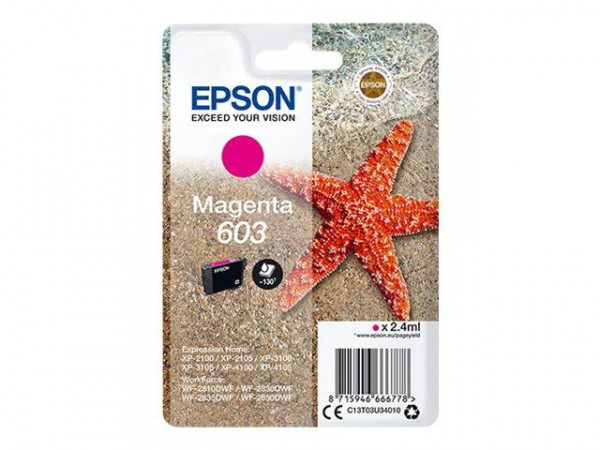 Patrone Epson 603 T03U3 magenta 2,4 ml