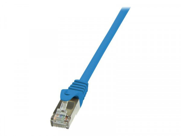 LogiLink CAT5e SF/UTP Patchkabel AWG26 blau 0,25m