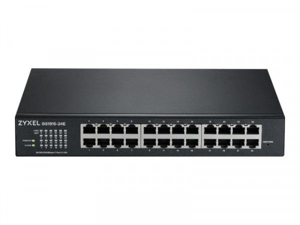 Zyxel 24-Port GbE Smart Switch NebulaFlex,fanless