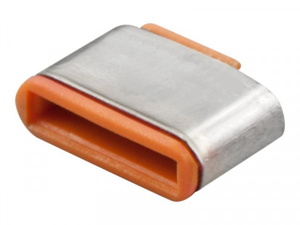 Lindy USB Typ C Port Schloss orange 10 Stück
