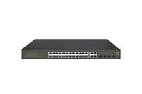 LevelOne Switch 24x GE GES-2128P 4xGSFP 19" 380W 24xPoE+