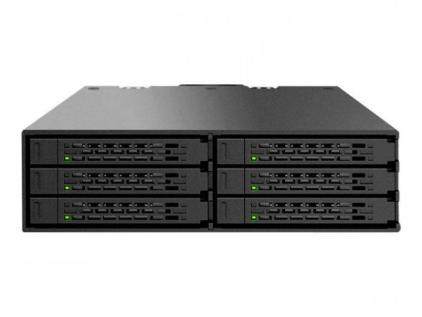Backplane IcyDock 6x6,3cm SATAI-III in 1x5,25" SSD bis 9,5mm