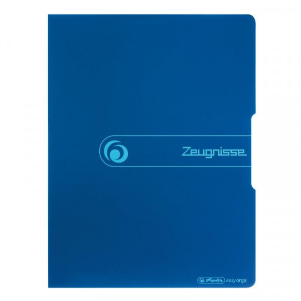 Herlitz Sichtbuch "Zeugnisse" opak blau 20 Hüllen