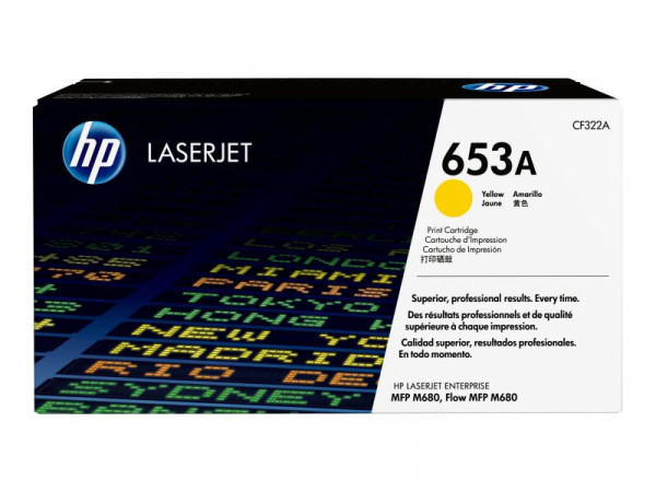 Toner HP 653A yellow CF322A 16500 Seiten