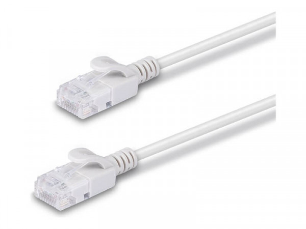 LINDY 0.3m Cat.6A U/UTP Ultra Slim Patchkabel, grau