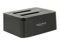 Dockingstation Delock 2x SATA III HDD -> USB3.0 Clone Funkti