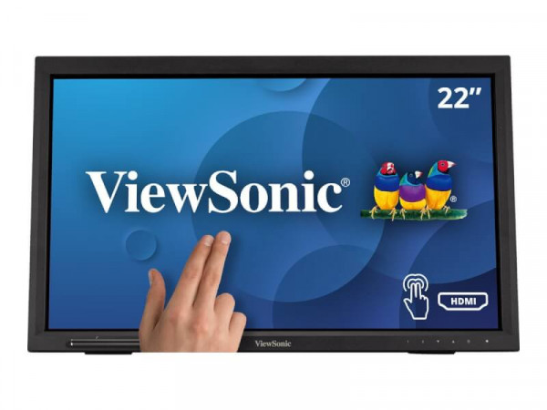 Viewsonic 55,9cm (22") TD2223 FHD Touch HDMI+VGA+DVI+USB