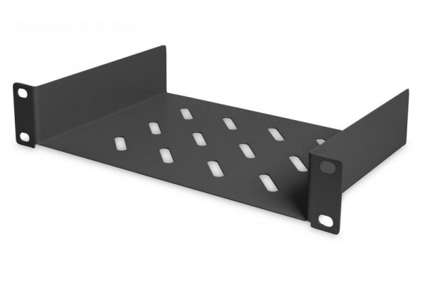 DIGITUS Fachboden 1HE 254mm (10"), schwarz