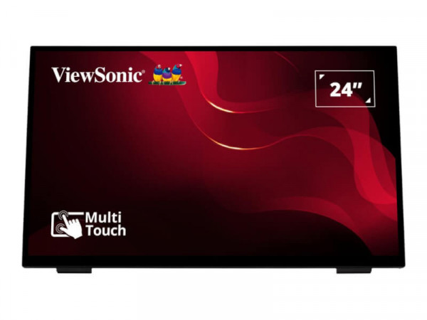 Viewsonic 61cm (24") TD2465 FHD Touch HDMI+VGA+DP+2USB