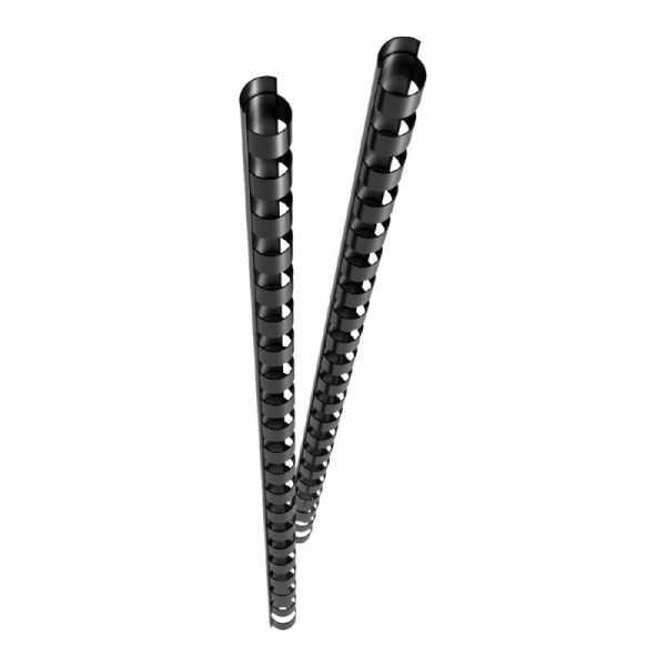 GENIE Spiralbinderücken 6mm schwarz 50 Stk