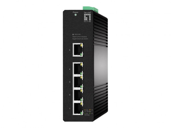 LevelOne Switch 5x GE IGS-2105 1000 BASE-T RJ45 schwarz