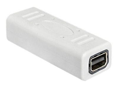 Displayport Adapter Delock mini DP -> mini DP Bu/Bu weiß