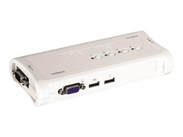 TRENDnet KVM 4-Port USB Switch Kit