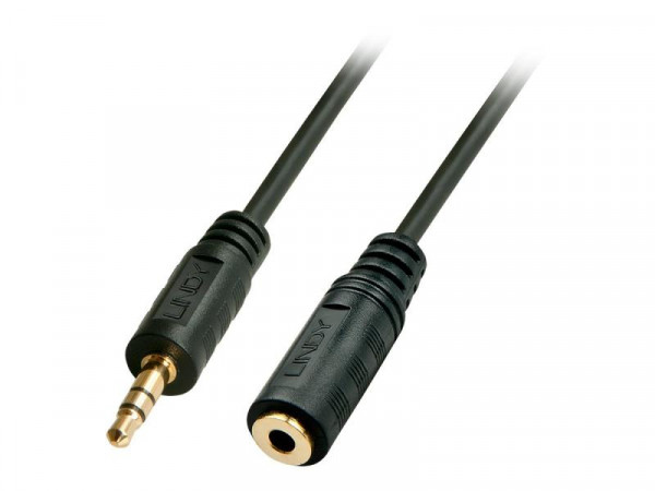 Lindy Audiokabel Stereo 3.5mm/3.5mm M/F 5m