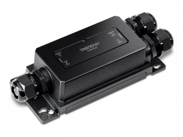 TRENDnet 2-Port Gbit. Industrial active/passive PoE+ Ext.