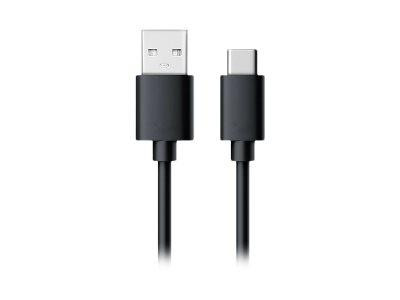 RealPower Lade/Datenkabel USB-C 0,6m schwarz