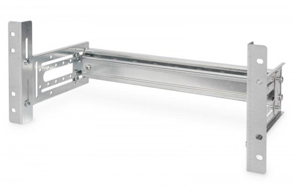 DIGITUS Hutschienenträger 4HE 19" (483mm) + Hutschiene 
